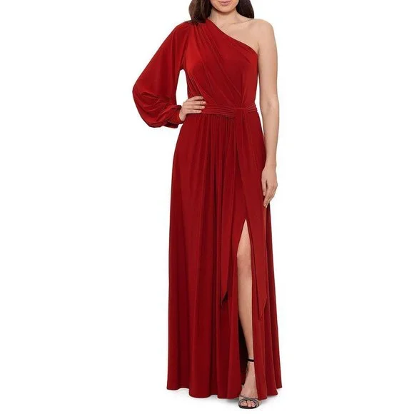 Aqua | Dresses | Aqua Womens Matte Jersey One Shoulder Split Hem Evening Dress Gown Size 8 B4hp | Poshmark Aqua | Dresses | Aqua Womens Matte Jersey One Shoulder Split Hem Evening Dress Gown Size 8 B4hp | Poshmark